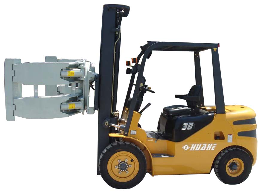 3 ton forklift with paper roll clamp