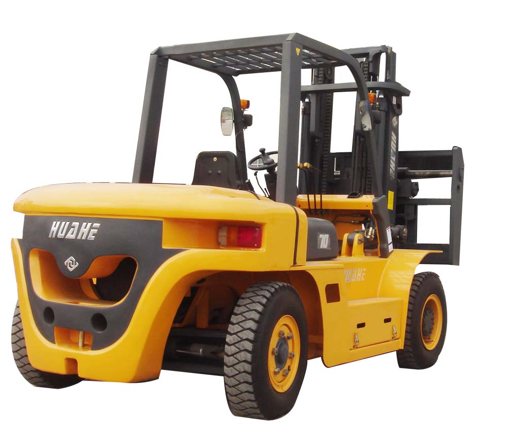 Huahe 7 ton forklift rear view